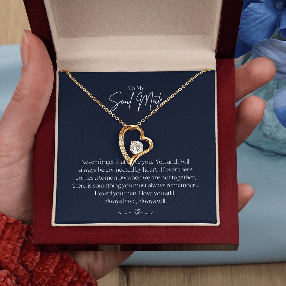 To My Soul Mate - Forever Love Necklace