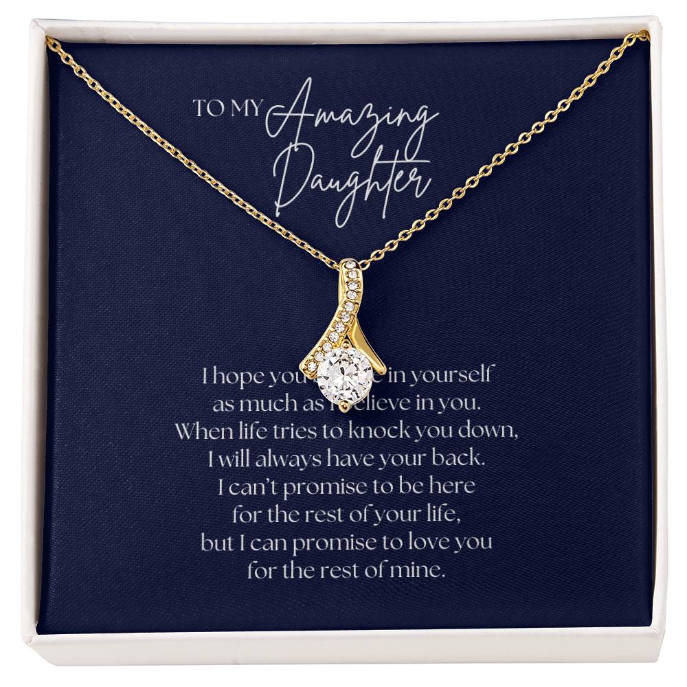 To My Amazing Daughter - Alluring Beauty Necklace