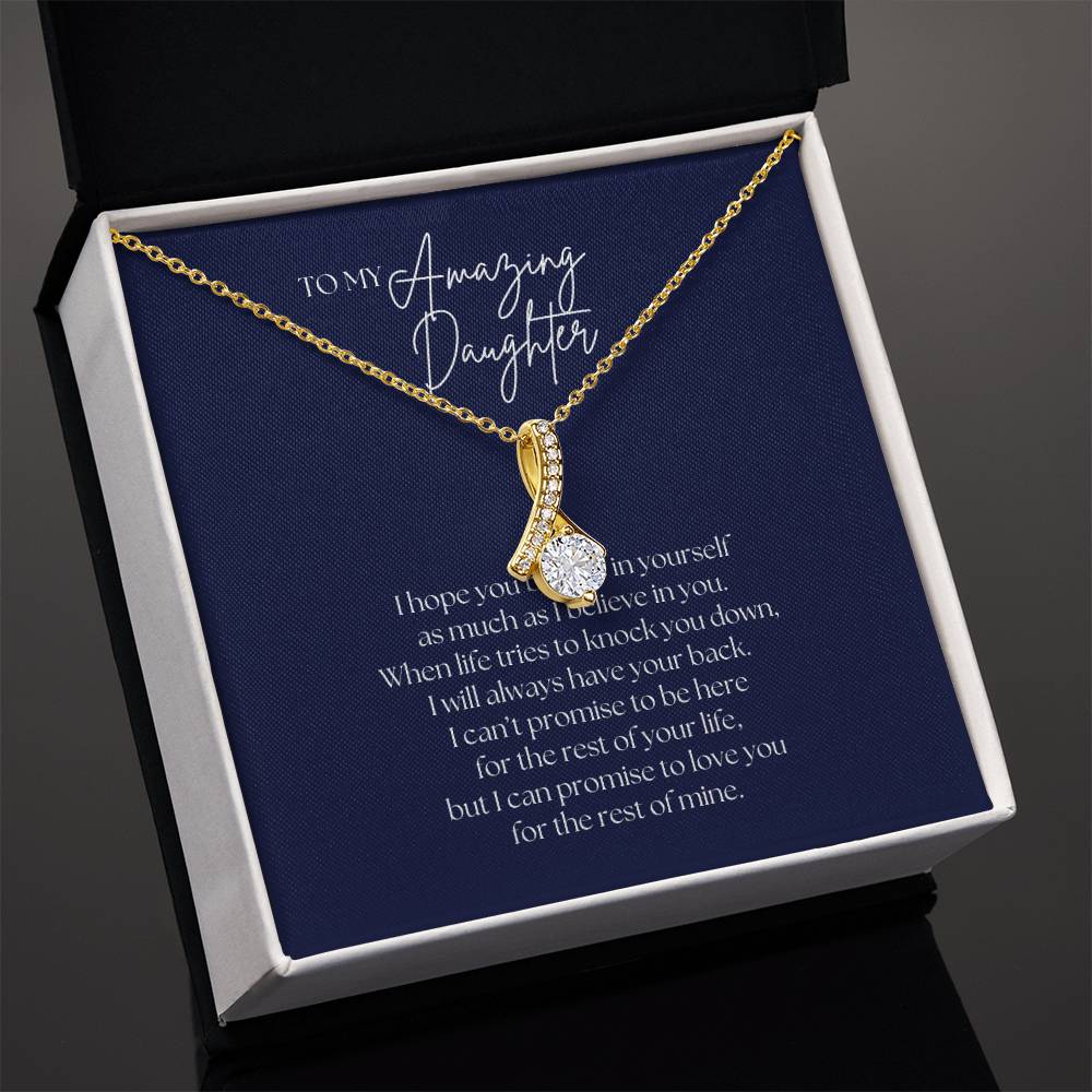 To My Amazing Daughter - Alluring Beauty Necklace