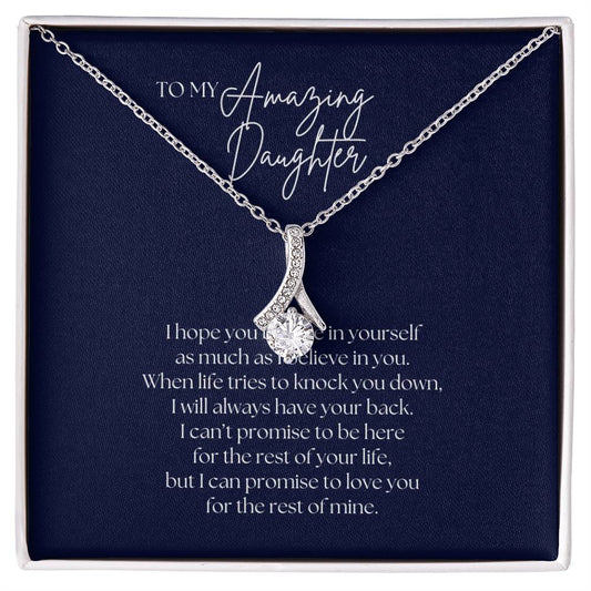 To My Amazing Daughter - Alluring Beauty Necklace