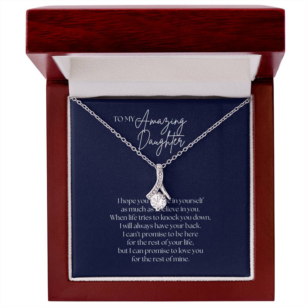 To My Amazing Daughter - Alluring Beauty Necklace