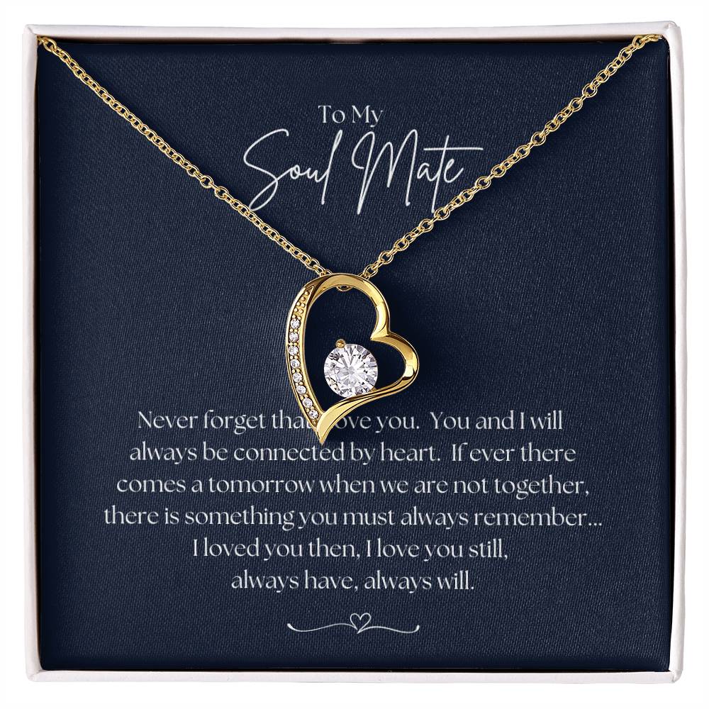 To My Soul Mate - Forever Love Necklace