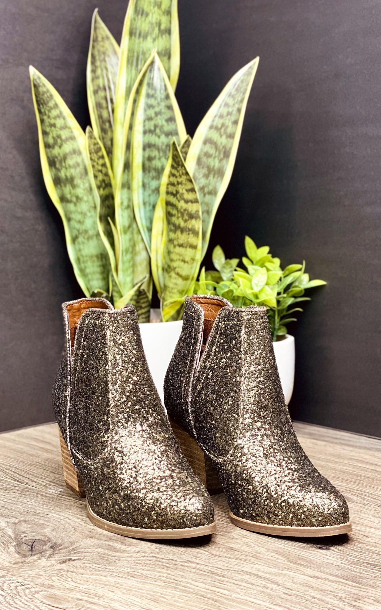 Fiera Booties in Bronze